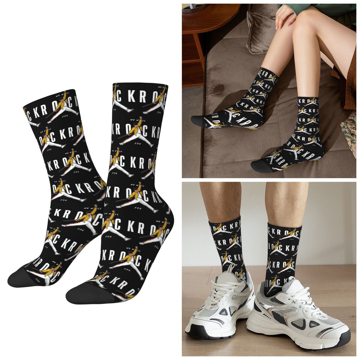 Men'S Fashion Youtube - All Seasons F-Freddie-S M-Mercury-S Socks Harajuku