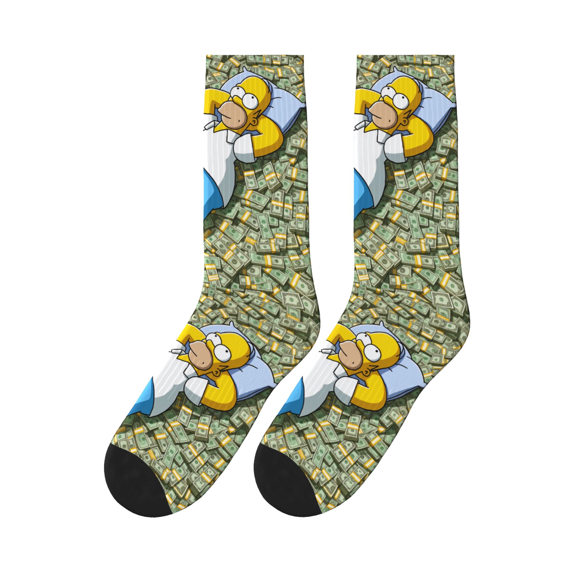 Men'S Fashion Youtube - Homer S-Simpsons Money Bed Funny Meme