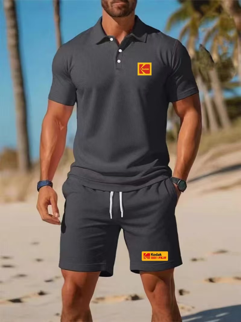Men'S Fashion Polo - Kodak's new summer men's POLO shirt