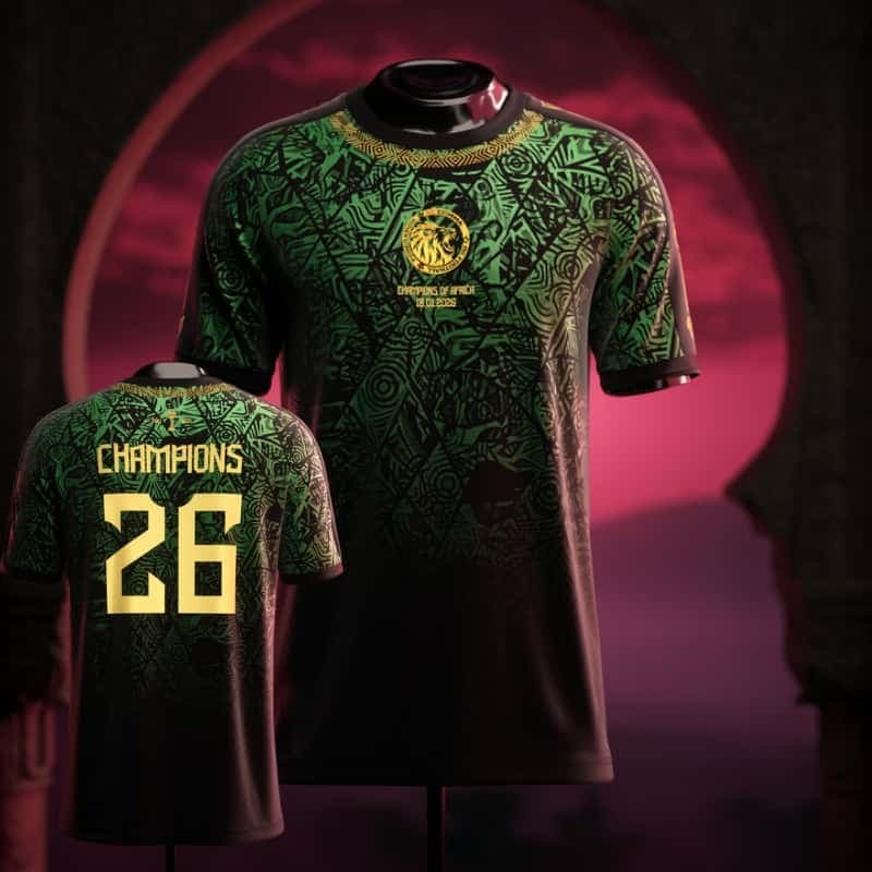 Men'S Fashion Labels - 2026 African Champions Senegal Commemorative Jersey,