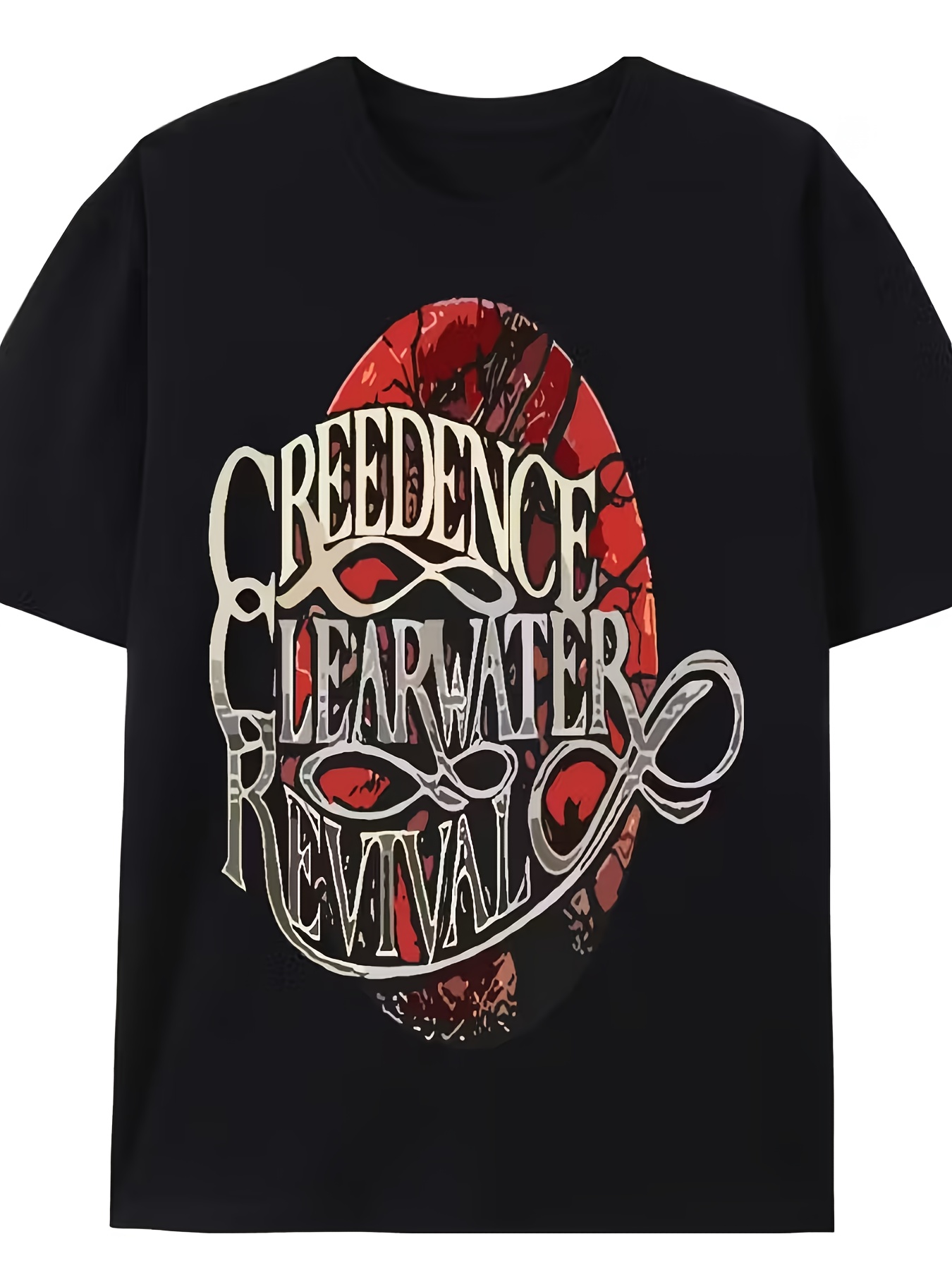 Men'S Fashion 1960S - Men's Creedence Clearwater Revival Retro Logo