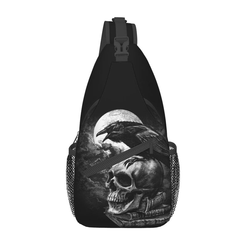 Fashion Harness Men - Crow The Skull Sling Crossbody Backpack