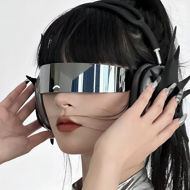 Y2K Futuristic Narrow Cyclops  - Men'S Fashion Y2K reseña y precio