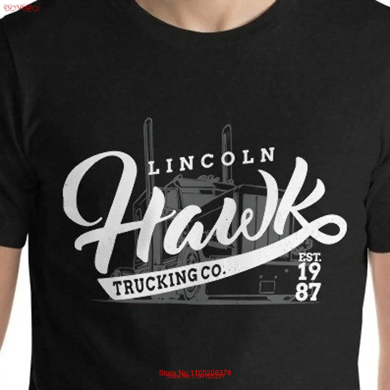 Lincoln Hawk Trucking Co T Shi - Mens Fashion In The 80S reseña y precio