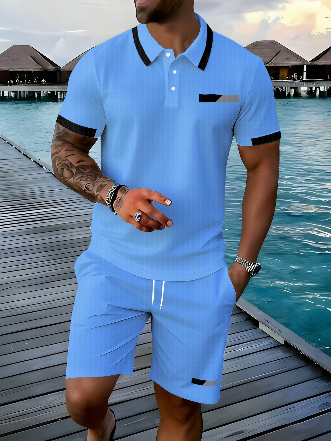 2026 Summer American Men's Pol - Men'S Fashion Polo reseña y precio