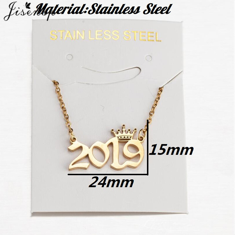 Stainless Steel Crown Year Num - Men'S Fashion Year 2000 reseña y precio