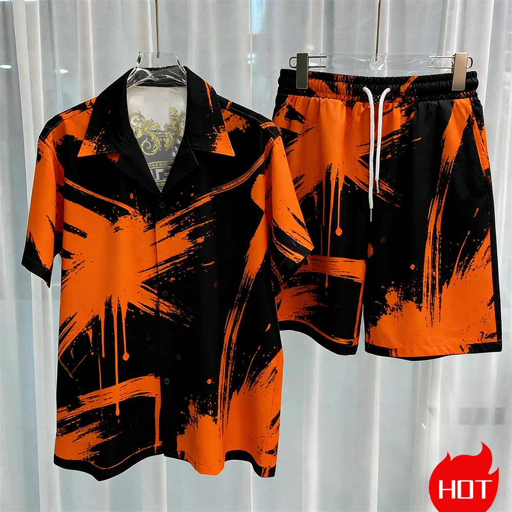 Digital printed men's set fash - Men'S Fashion Y2K reseña y precio