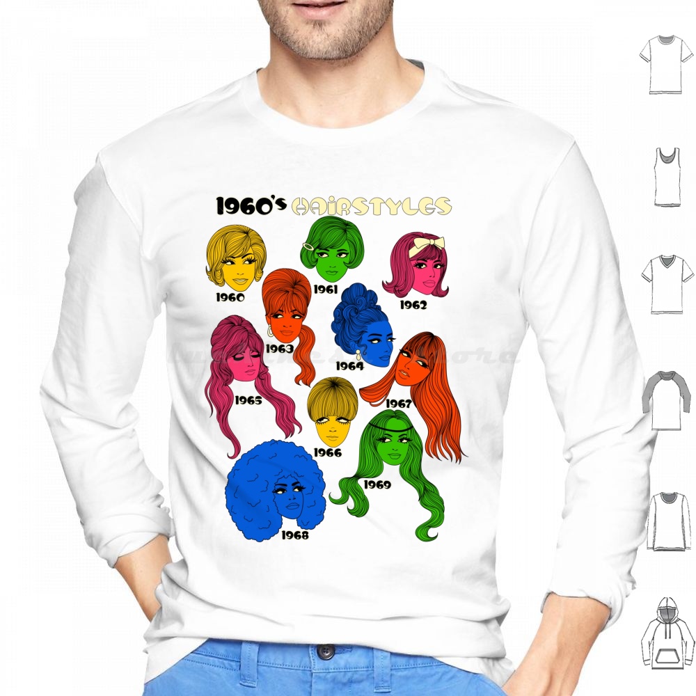 1960s Hairstyles Hoodies Long  - Men'S Fashion 1960S reseña y precio