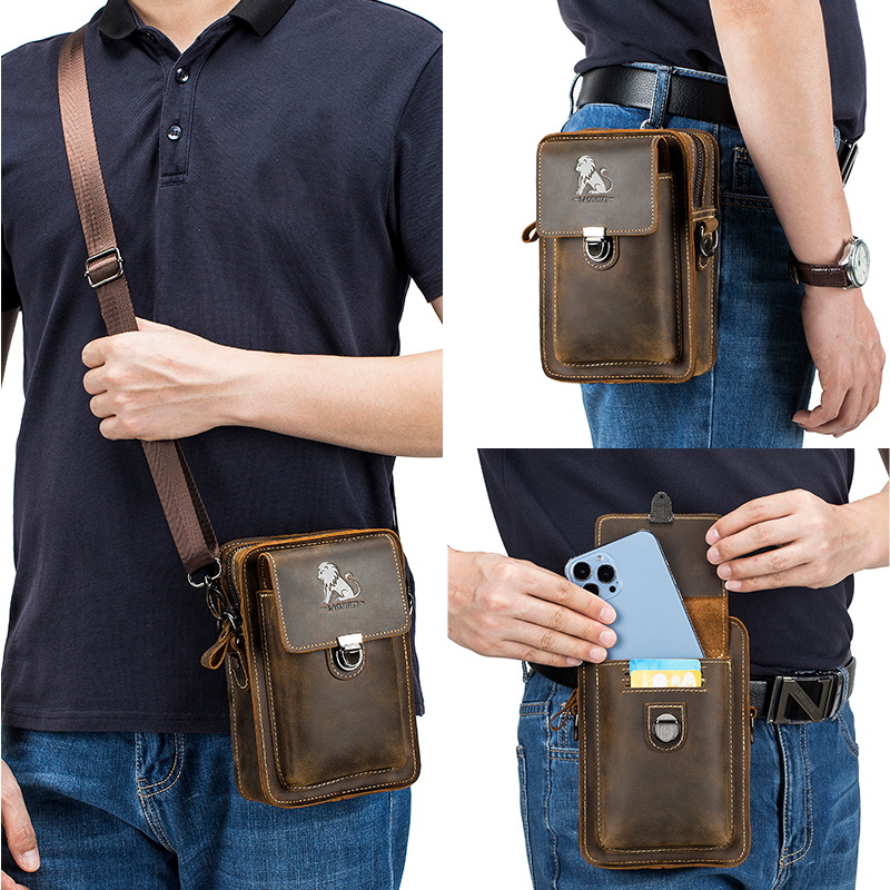 Crazy Horse Skin Men's Wearing - Fashion Harness Men reseña y precio