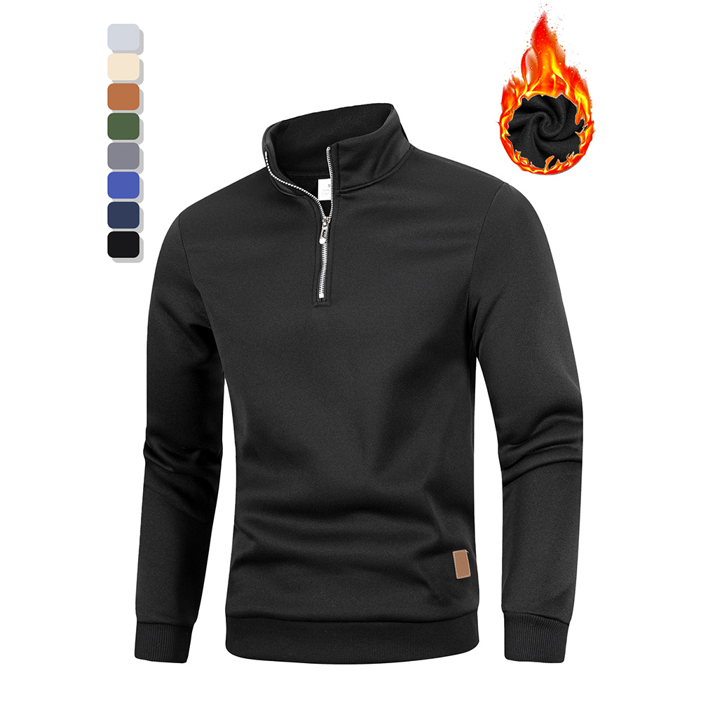 Autumn Men's Half Zipper Stand - Mens Fashion Jumpers reseña y precio