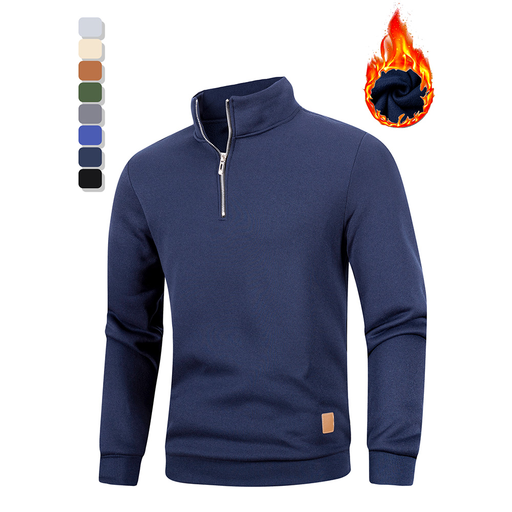 Autumn Men's Half Zipper Stand - Mens Fashion Jumpers reseña y precio
