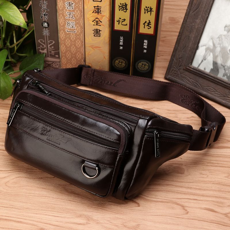 Men Waist Fanny Bags Sling Che - Fashion Harness Men reseña y precio