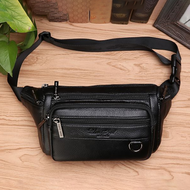 Men Waist Fanny Bags Sling Che - Fashion Harness Men reseña y precio