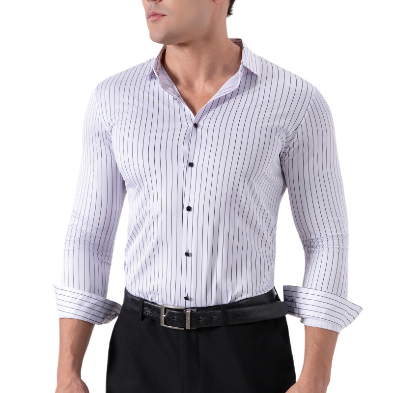 Retro Striped Wrinkle Free Str - Men'S Fashion Formal reseña y precio