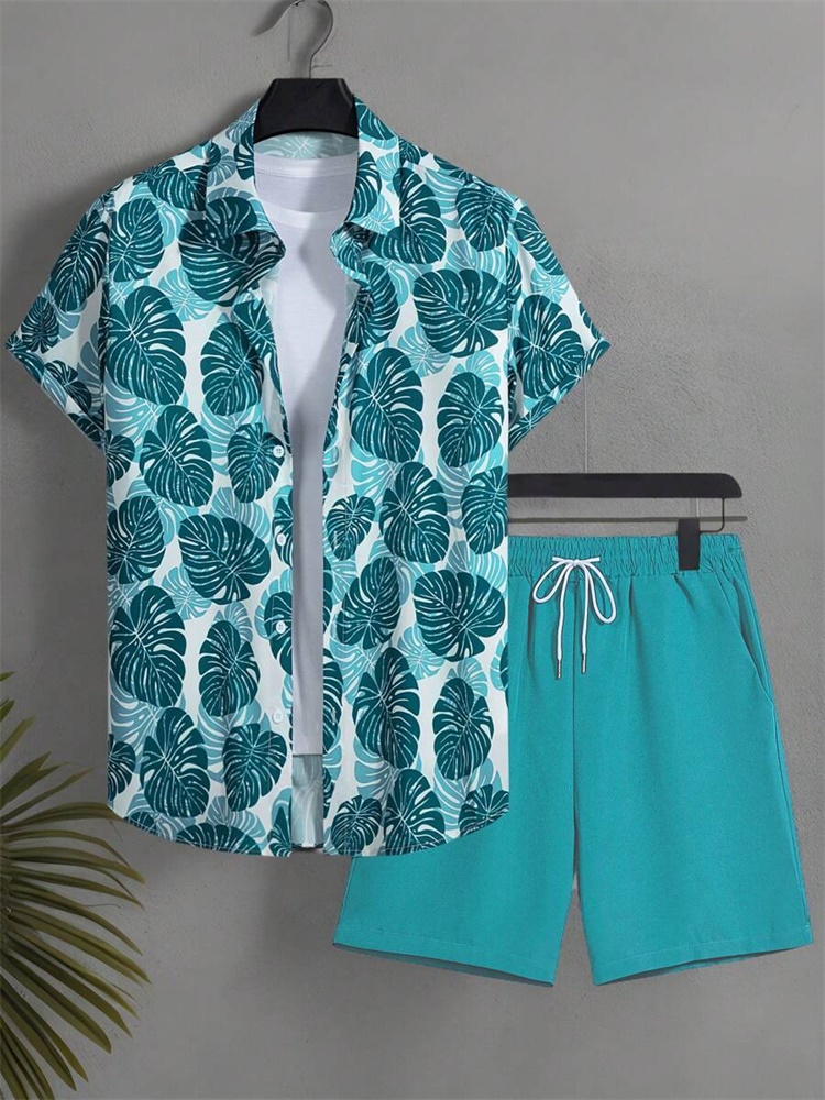 Men's Short-sleeved Shirt Set  - Men'S Fashion Course reseña y precio
