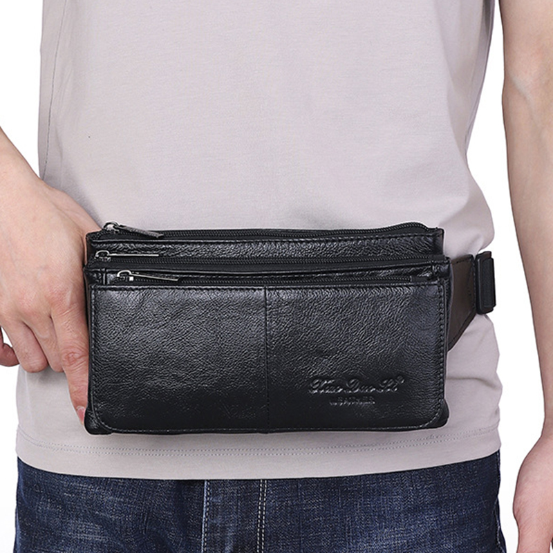 Men Waist Fanny Pack Belt Hip  - Fashion Harness Men reseña y precio