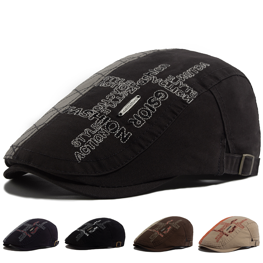 Letter Label Men Berets Fashio - Men'S Fashion Labels reseña y precio