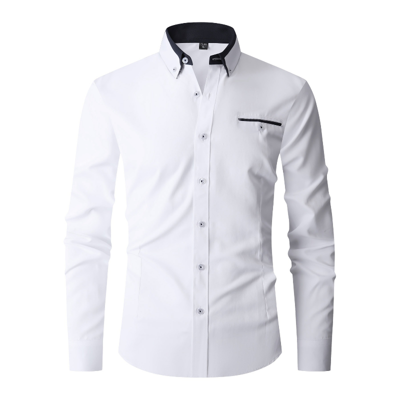Men Formal Shirt Long Sleeve O - Men'S Fashion Formal reseña y precio