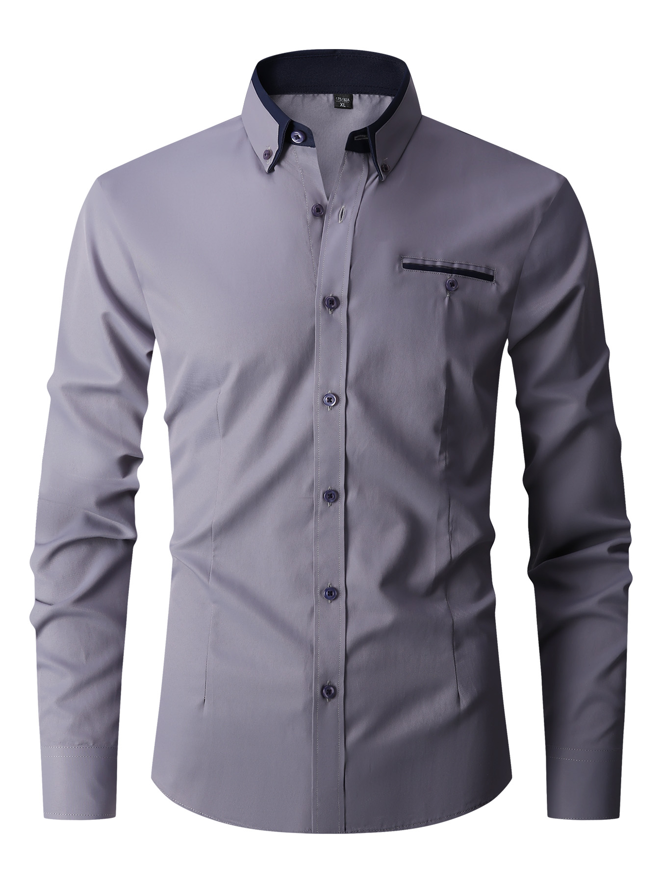 Men Formal Shirt Long Sleeve O - Men'S Fashion Formal reseña y precio
