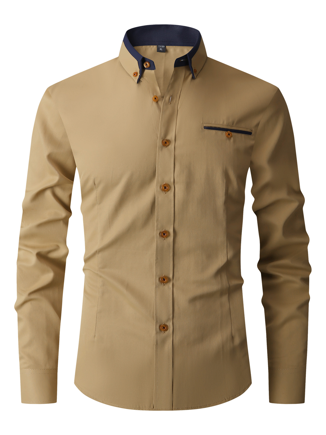 Men Formal Shirt Long Sleeve O - Men'S Fashion Formal reseña y precio
