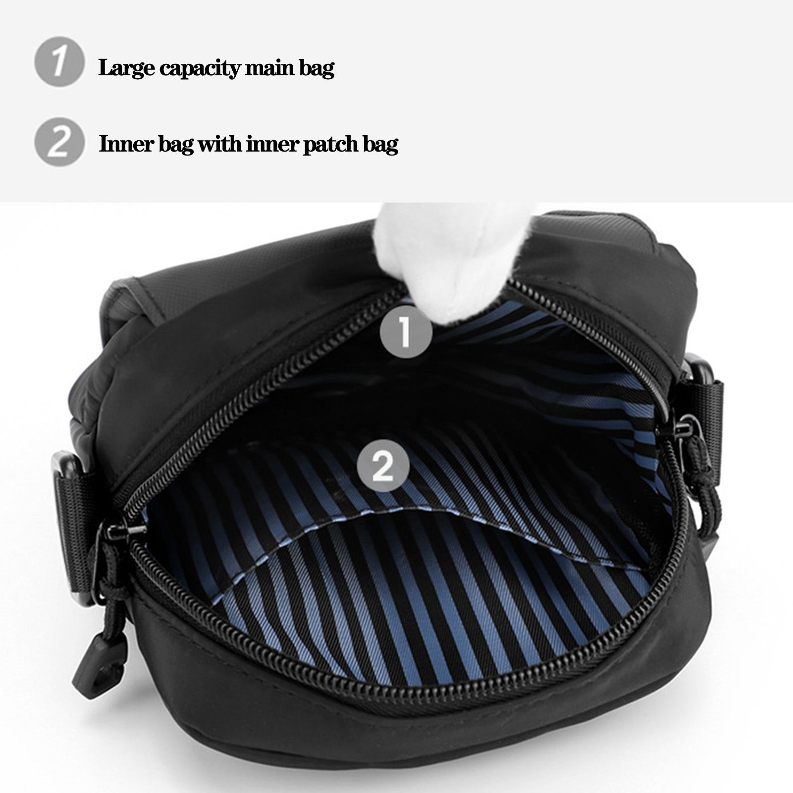 Simple Leisure Shoulder Bag Fo - Fashion Harness Men reseña y precio