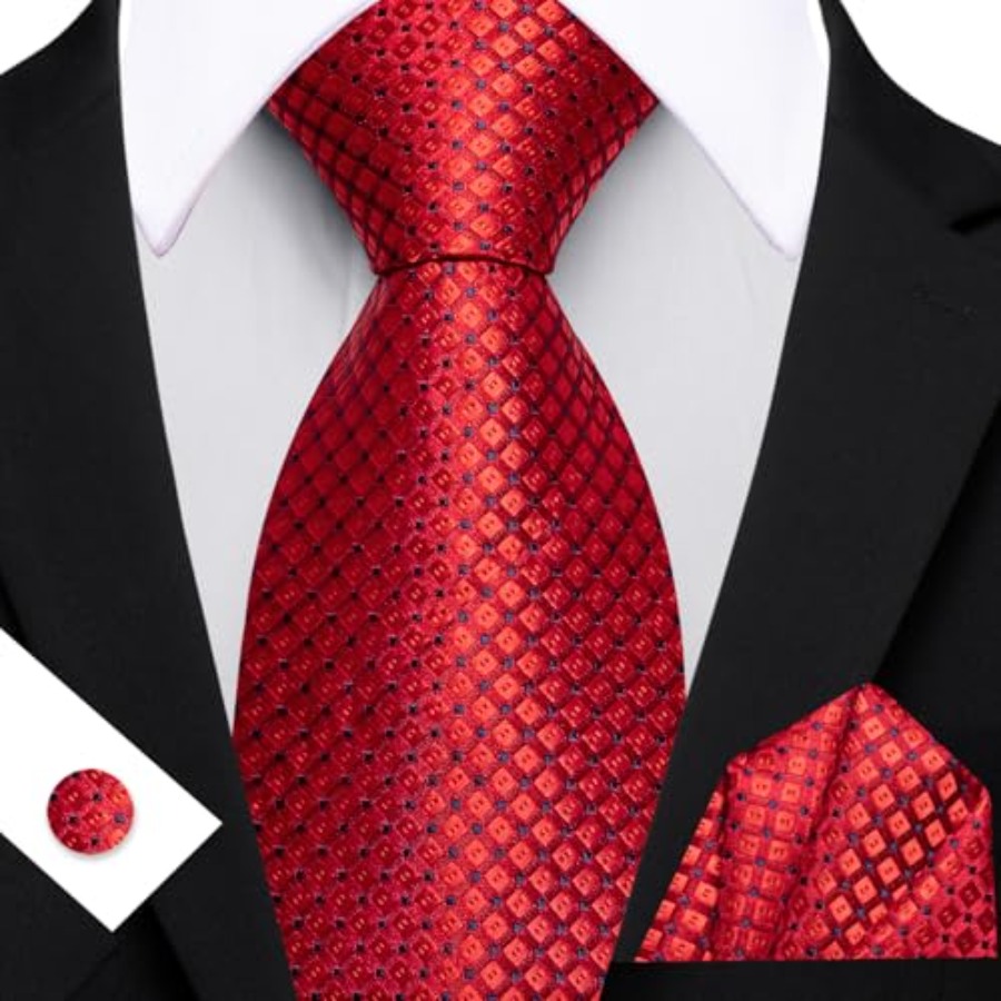 Men Plaid/Striped Ties Set Sil - Men'S Fashion Formal reseña y precio