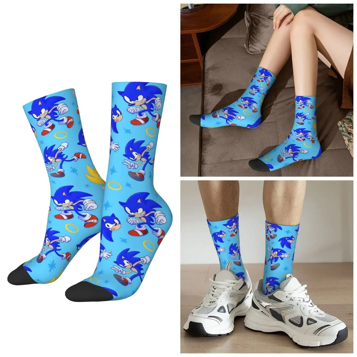 All Seasons S O N I C Socks Ha - Men'S Fashion Youtube reseña y precio