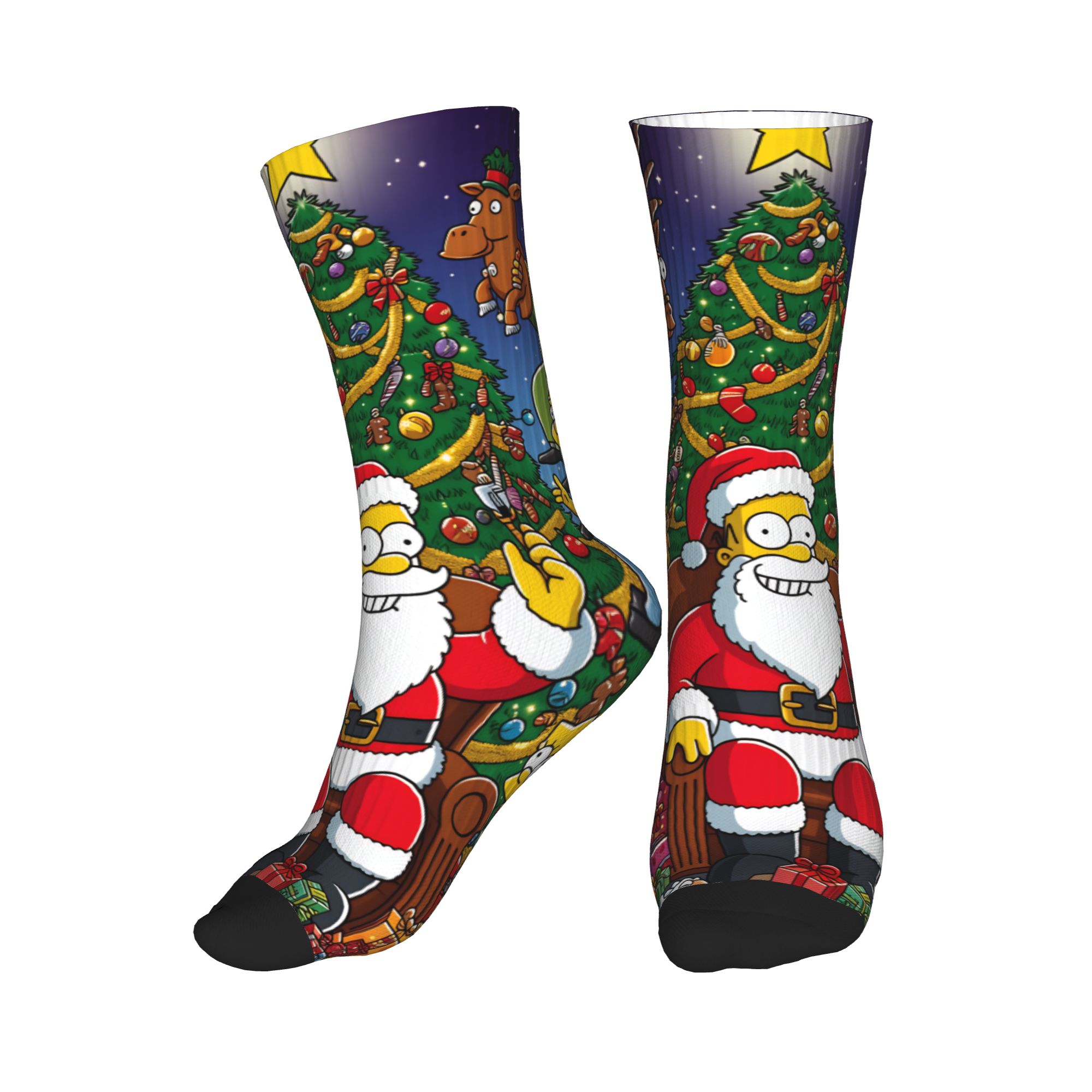 S-Simpsons Christmas Holiday F - Men'S Fashion Youtube reseña y precio