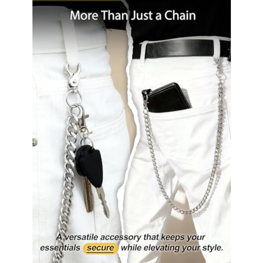 Pants Chains for Men Women, He - Jeans Pants Fashion Men reseña y precio