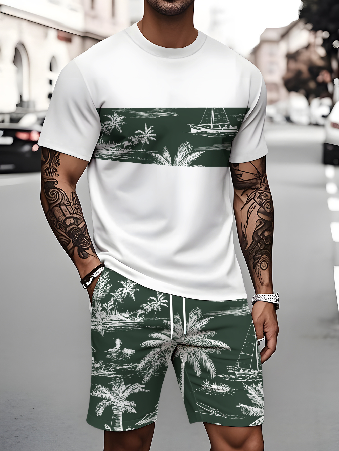 2026 Summer Fashion T-Shirt an - Men'S Fashion Course reseña y precio
