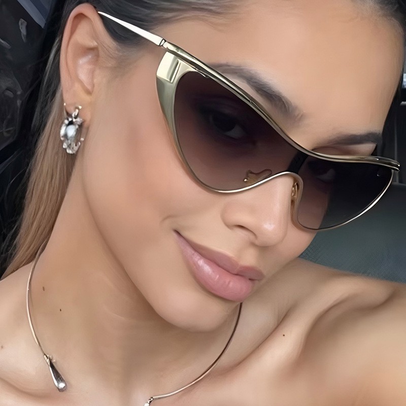 Rimless Y2K Style Sunglasses R - Men'S Fashion Y2K reseña y precio