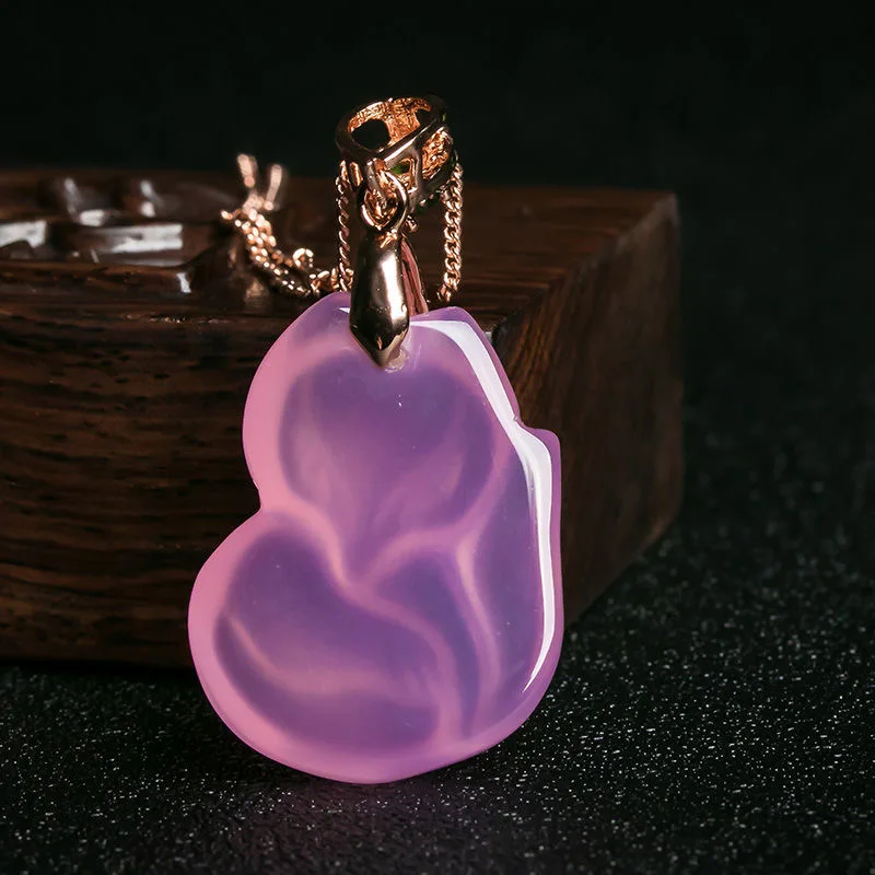 Natural Purple Agate Fox Penda - Mens Fashion Jumpers reseña y precio