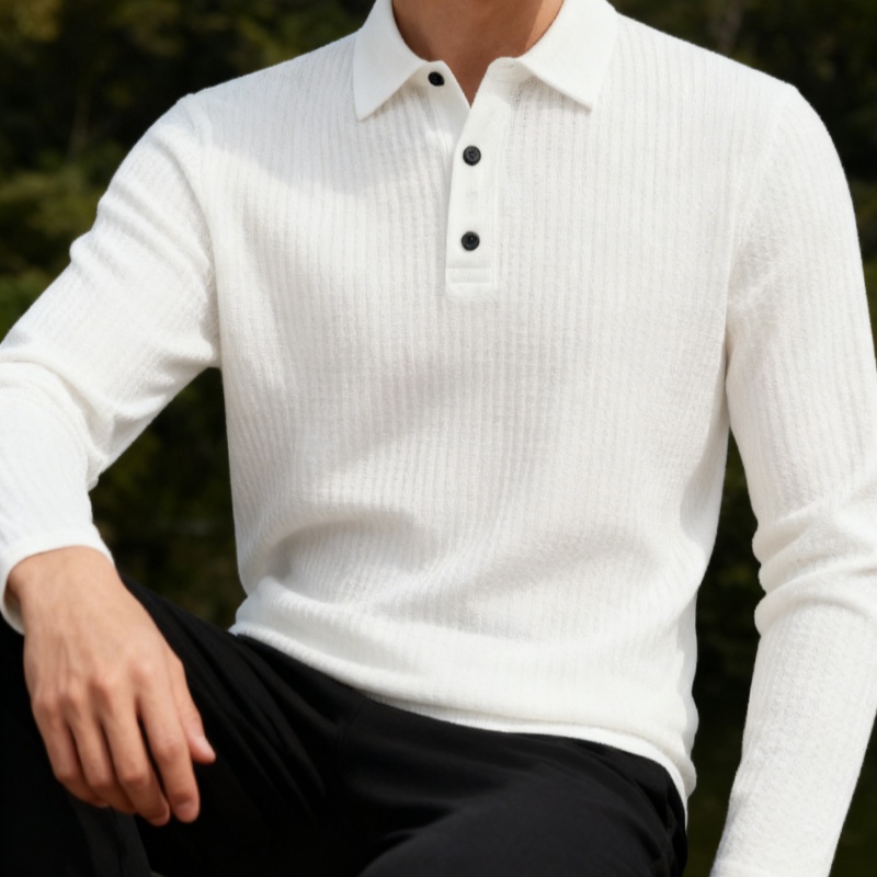 Men's summer-autumn long-sleev - Men'S Fashion Polo reseña y precio