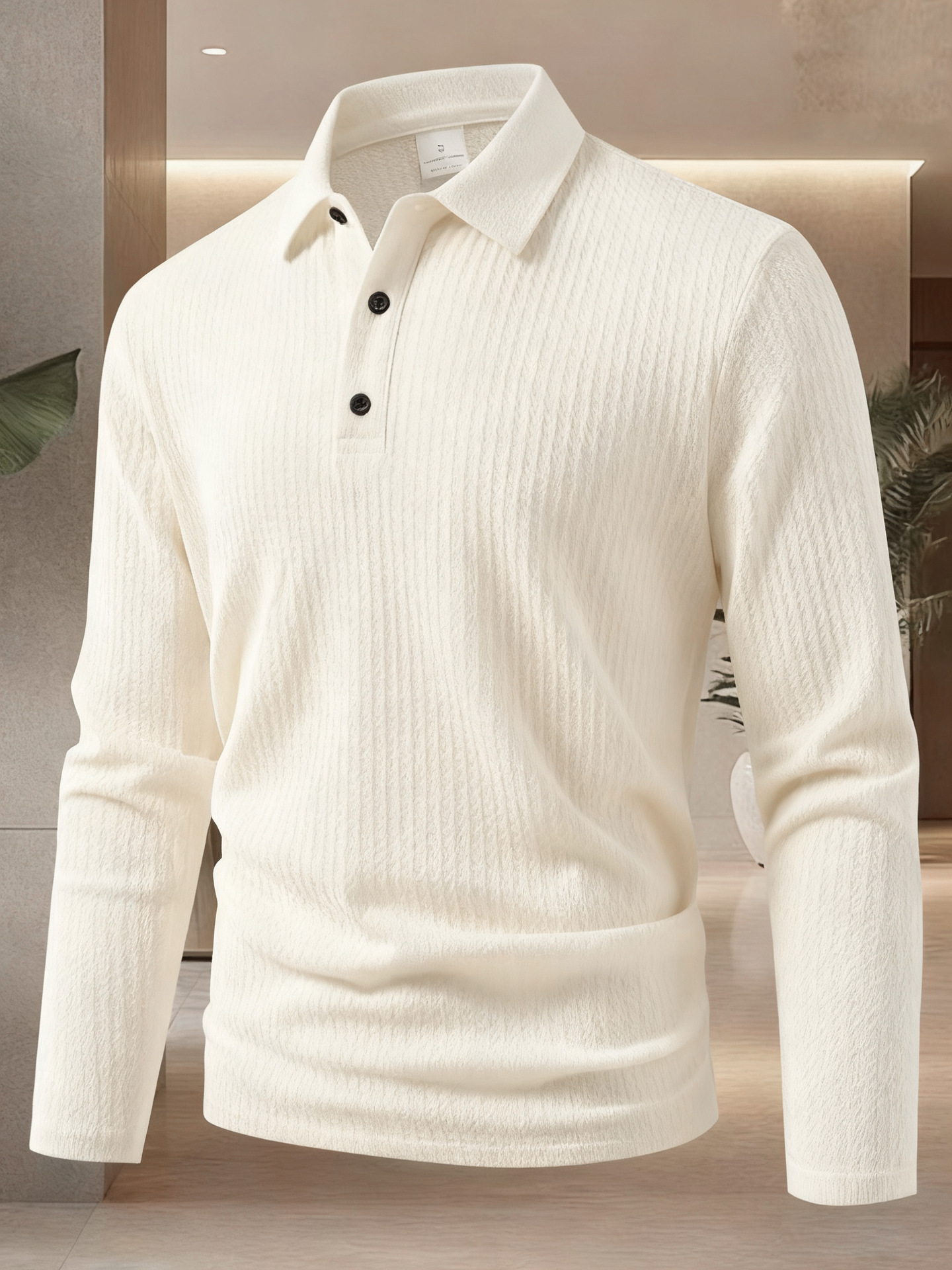Men's summer-autumn long-sleev - Men'S Fashion Polo reseña y precio