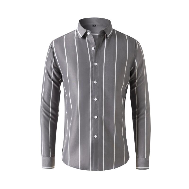 Men's Striped Dress Shirt Long - Men'S Fashion Formal reseña y precio