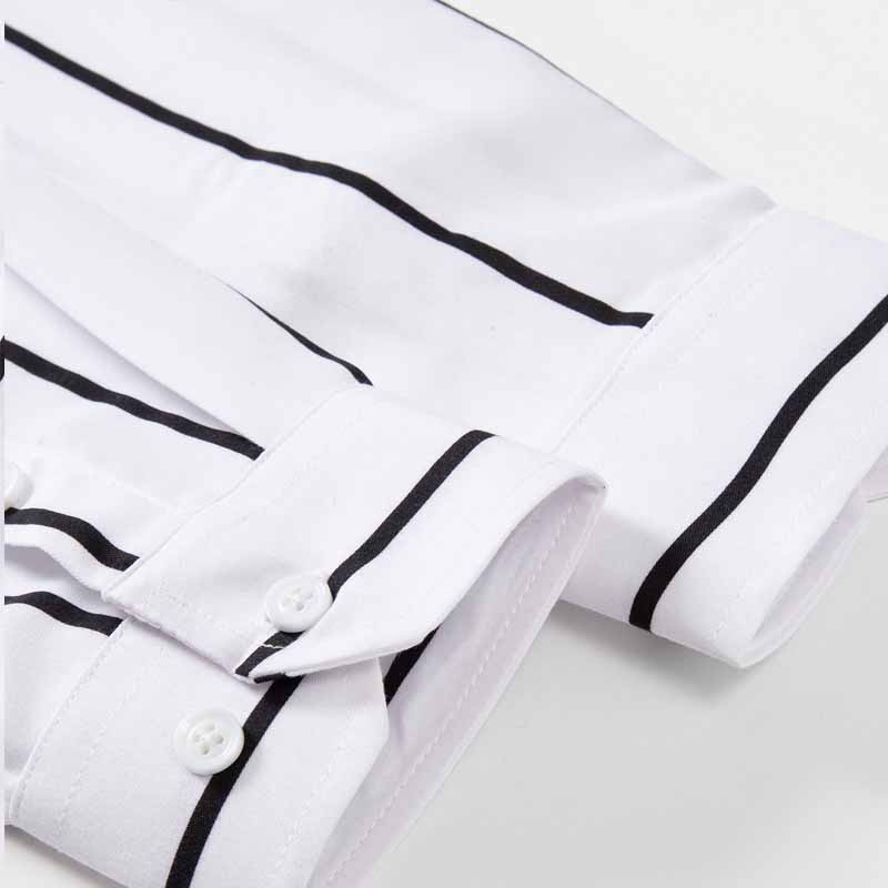 Men's Striped Dress Shirt Long - Men'S Fashion Formal reseña y precio