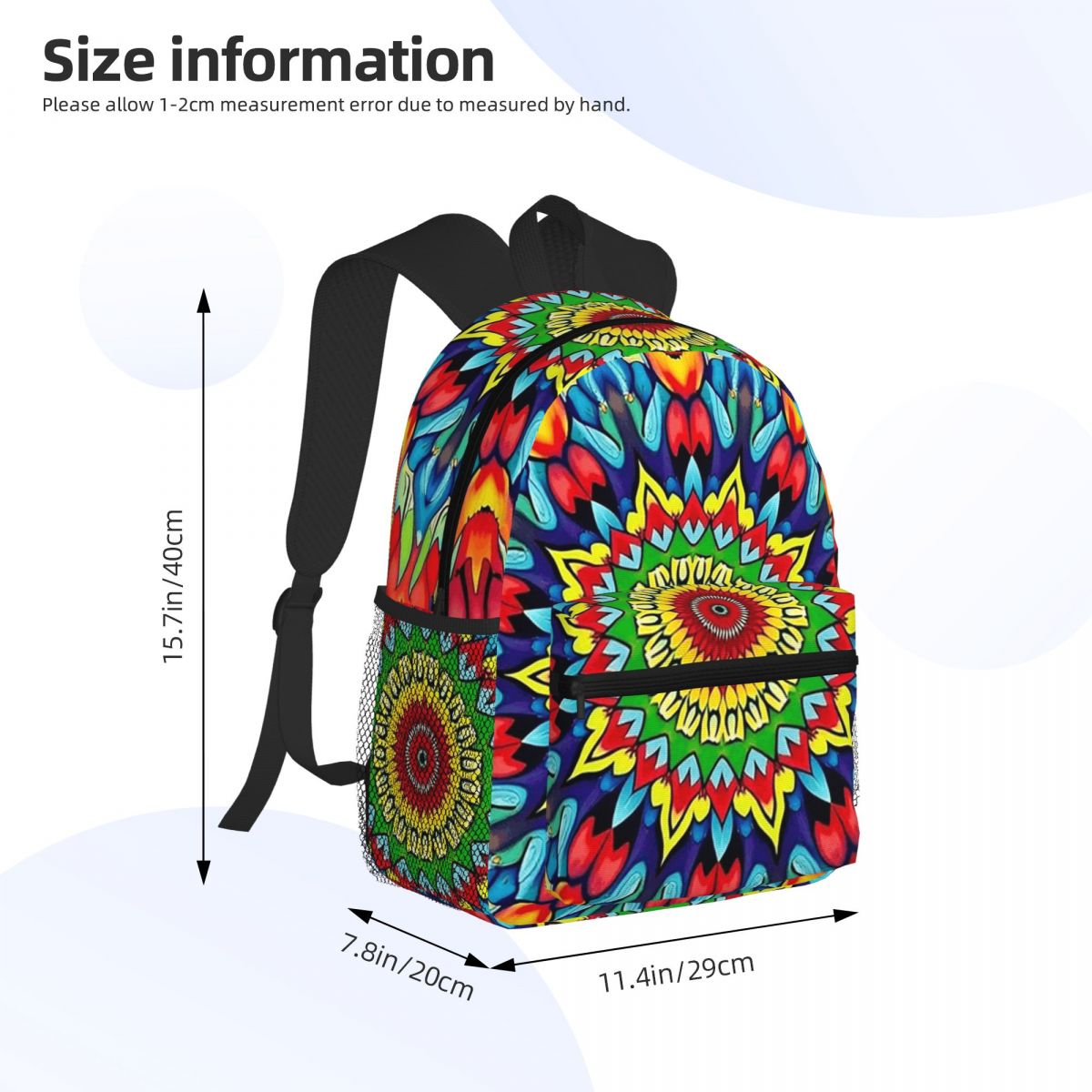 Vibrant Trippy Mandala 1960s P - Men'S Fashion 1960S reseña y precio