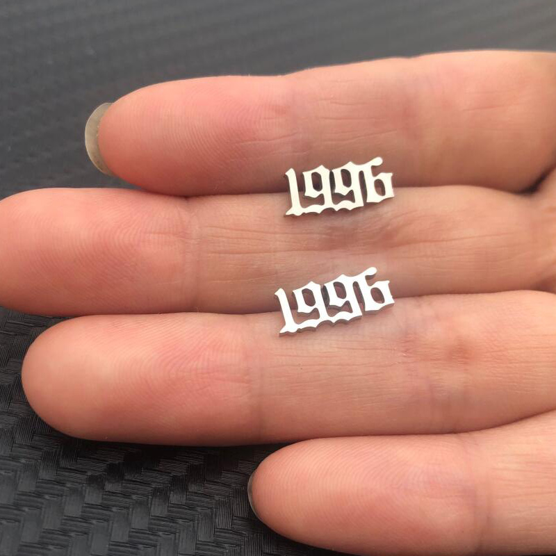 Tiny Year Number Stainless Ste - Men'S Fashion Year 2000 reseña y precio