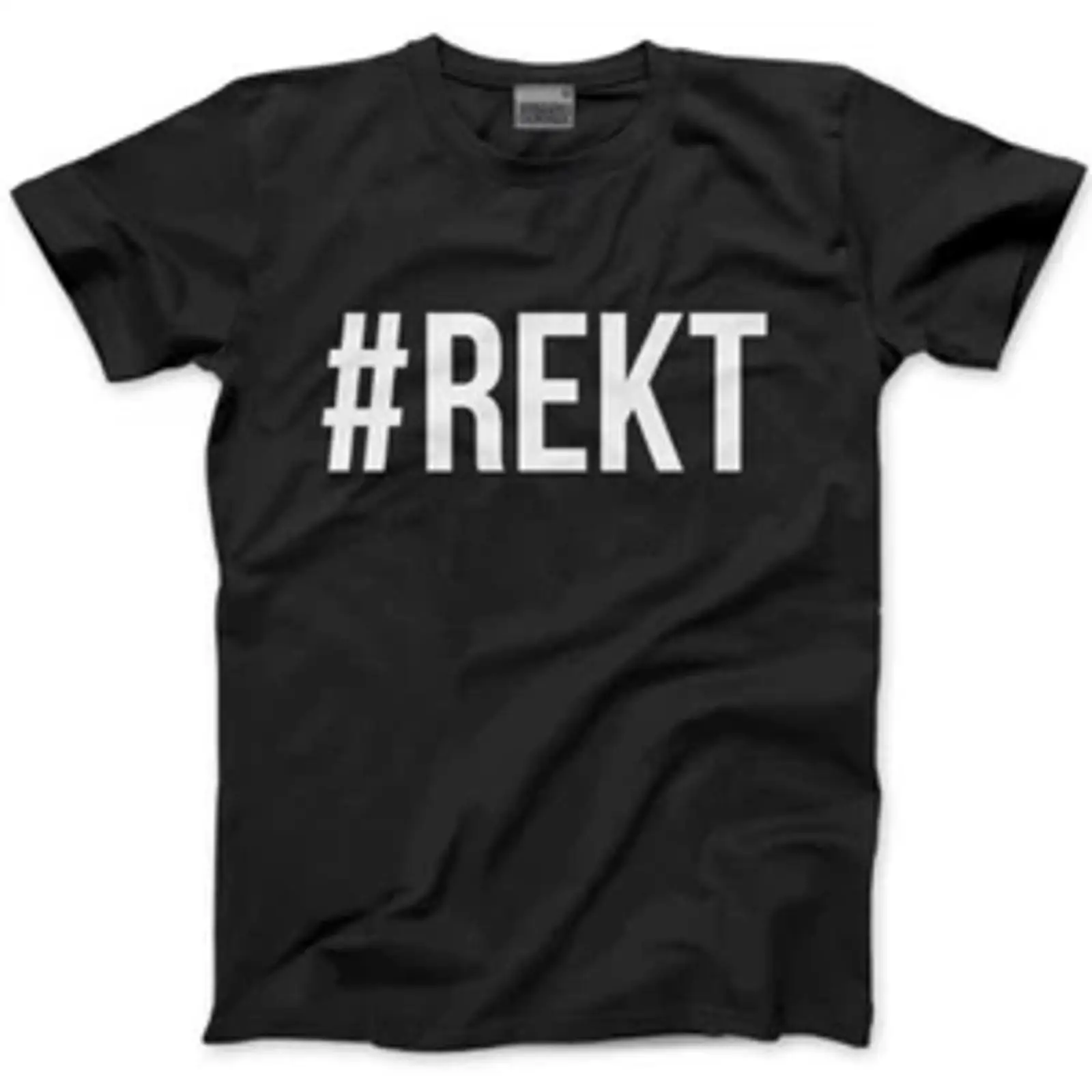 REKT Hashtag Wrecked Men's T S - Mens Fashion Hashtags reseña y precio