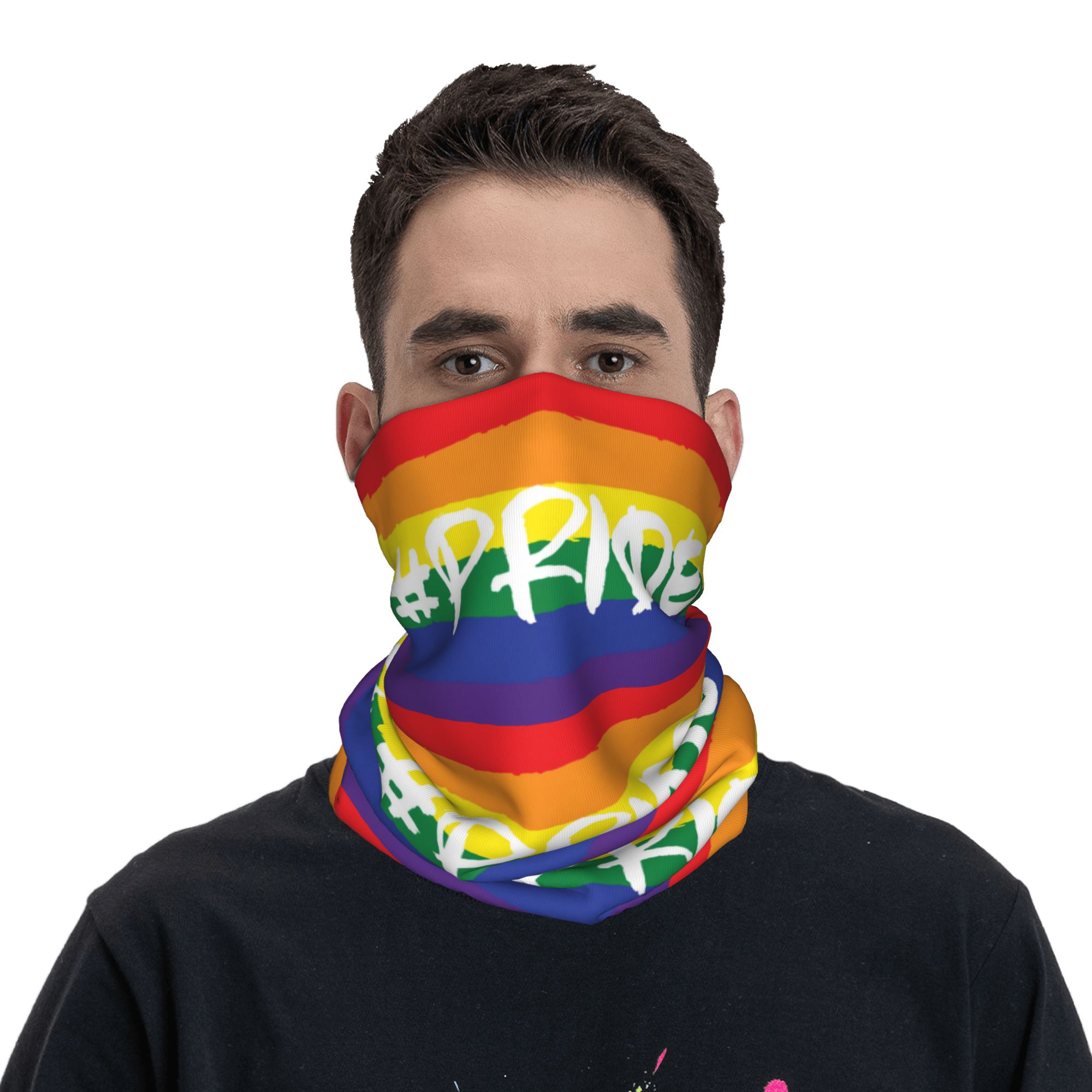 Hashtag Pride Flag Bandana Nec - Mens Fashion Hashtags reseña y precio