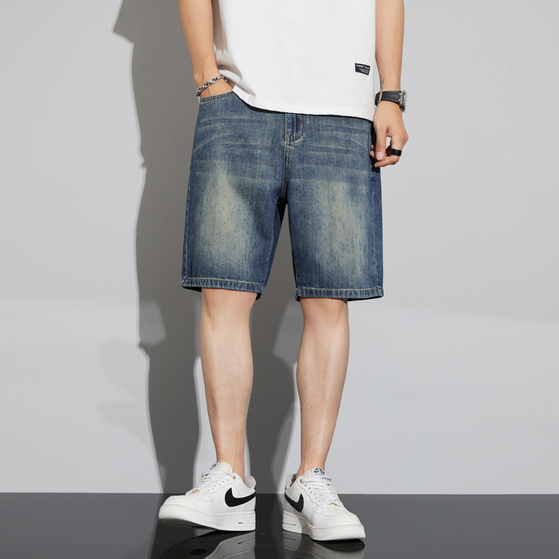 Men's Vintage Denim Shorts Sum - Jeans Pants Fashion Men reseña y precio