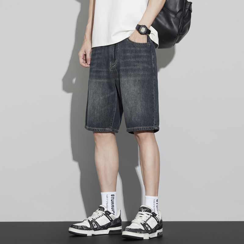 Men's Vintage Denim Shorts Sum - Jeans Pants Fashion Men reseña y precio