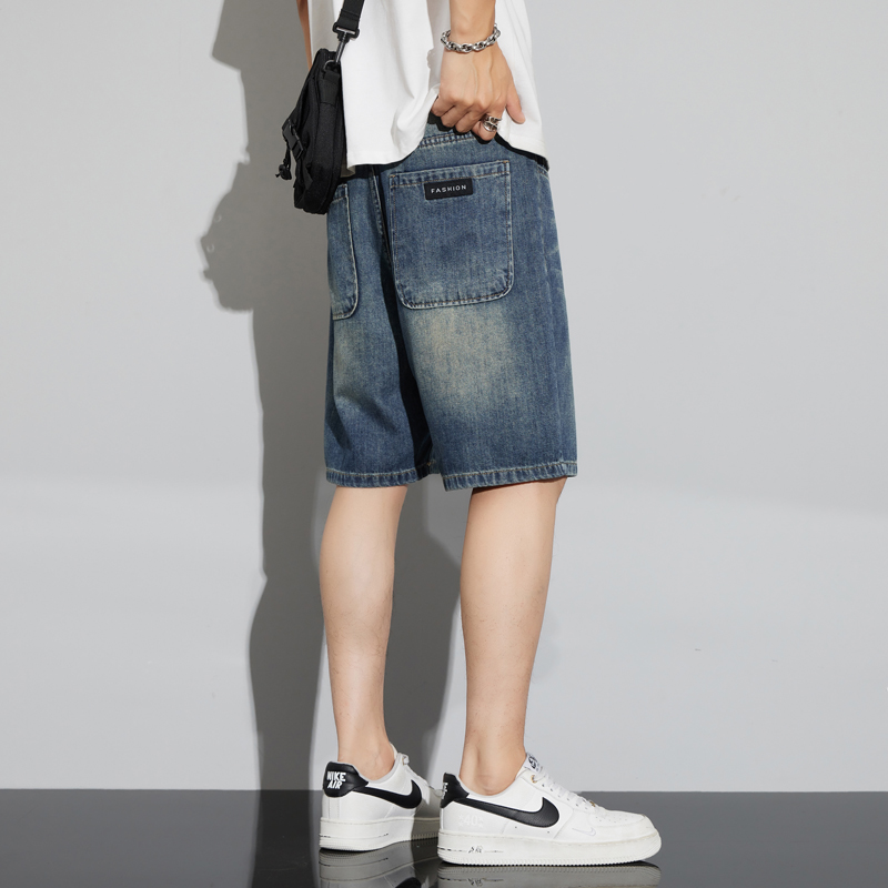 Men's Vintage Denim Shorts Sum - Jeans Pants Fashion Men reseña y precio
