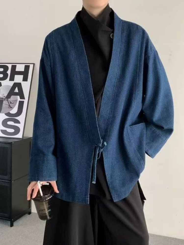 Vintage Japanese Style Denim C - Mens Fashion Jumpers reseña y precio