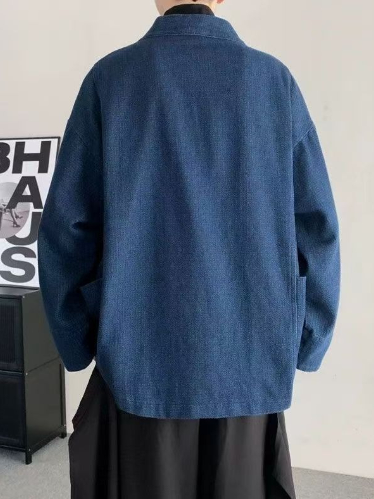 Vintage Japanese Style Denim C - Mens Fashion Jumpers reseña y precio