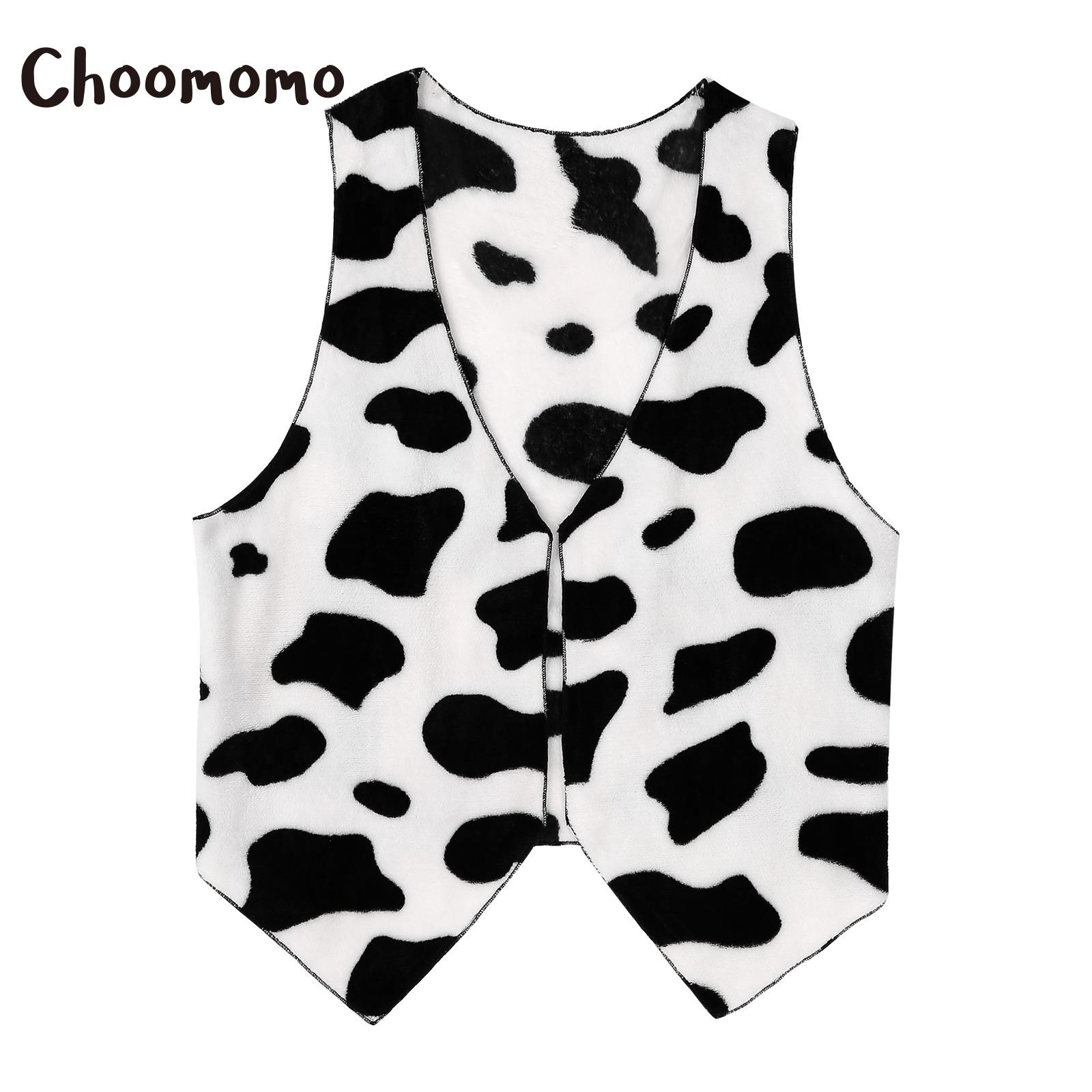 Men Cow Printed Vest Jacket Co - Mens Fashion Jumpers reseña y precio