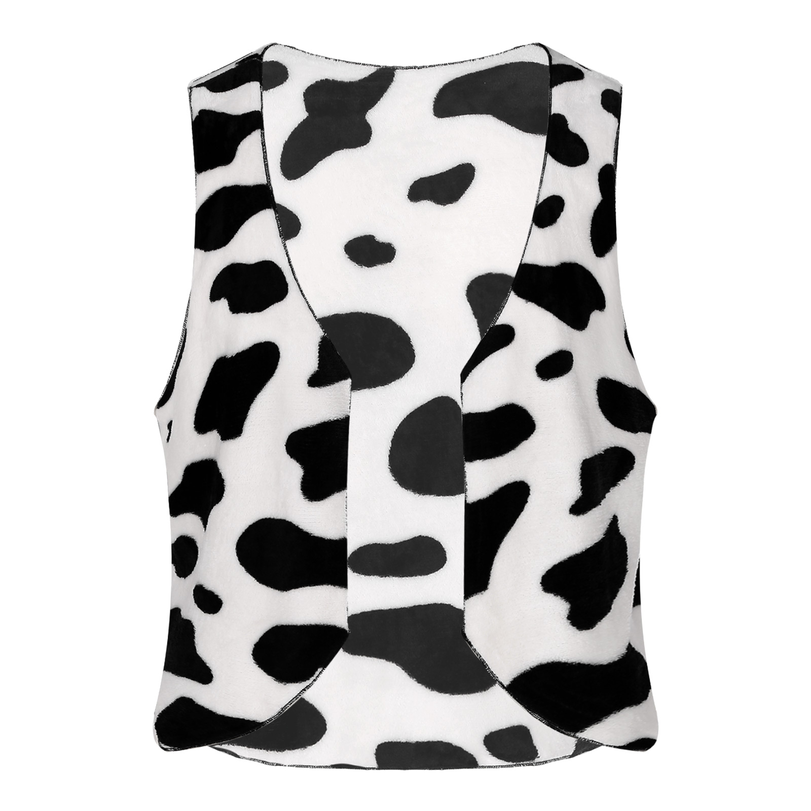 Men Cow Printed Vest Jacket Co - Mens Fashion Jumpers reseña y precio