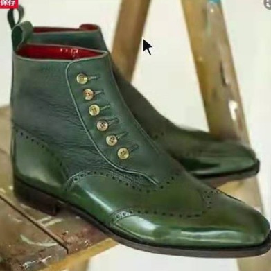 Men's Leather Suede Chelsea Bo - Men Fashion Elegant reseña y precio