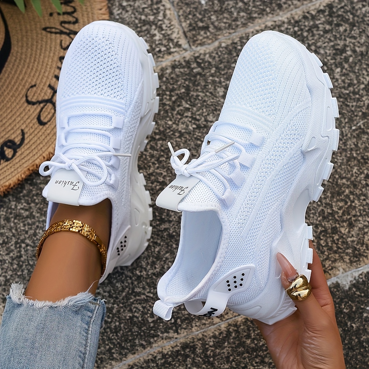 Breathable Knit Sneakers Fashi - Men'S Fashion For 30 Year Olds reseña y precio