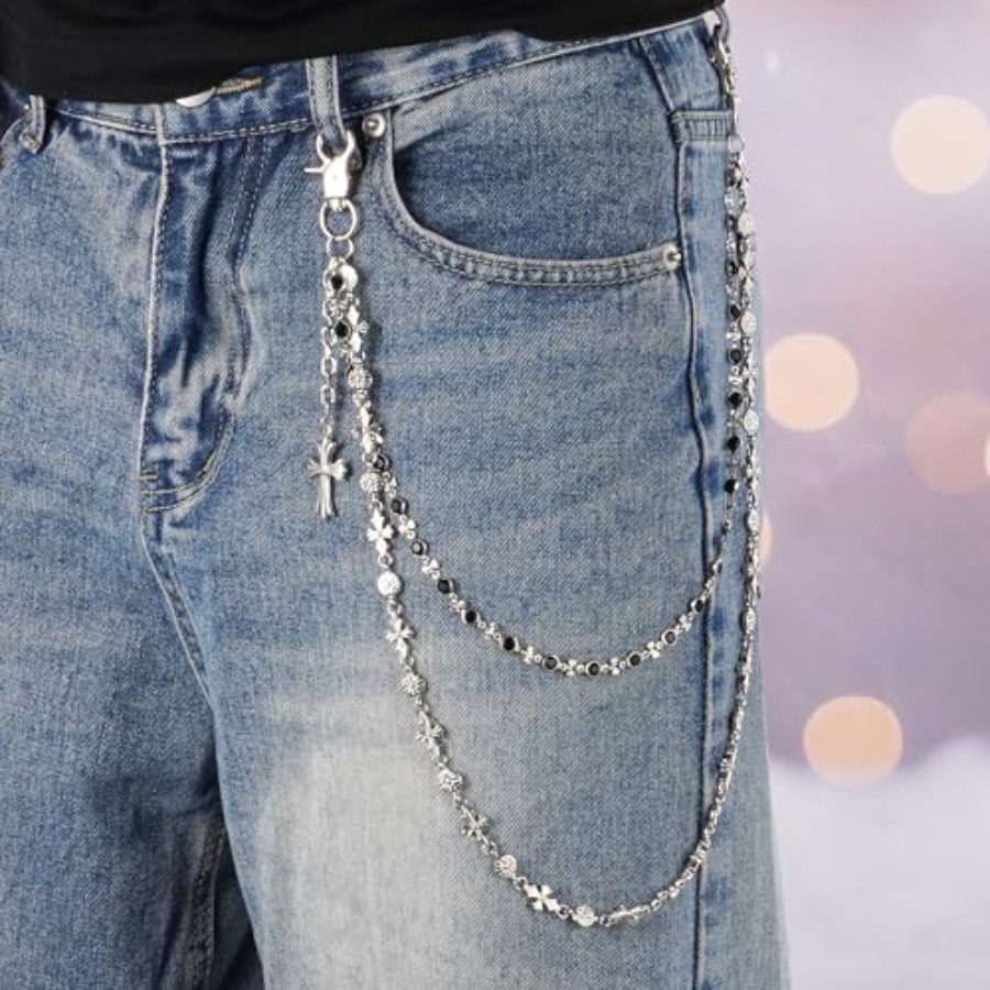 Cross Y2K Vintage Style Trouse - Jeans Pants Fashion Men reseña y precio